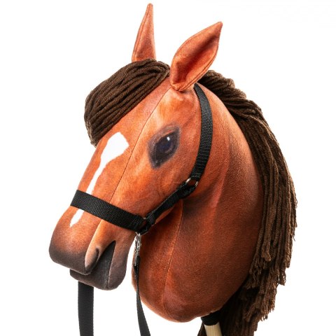 Hobby Horse Skippi bursztyn - koń na patyku kiju dla dziecka - A3 kantar Hobby Horse Skippi bursztyn - koń na patyku kiju dla dziecka - A3 kantar