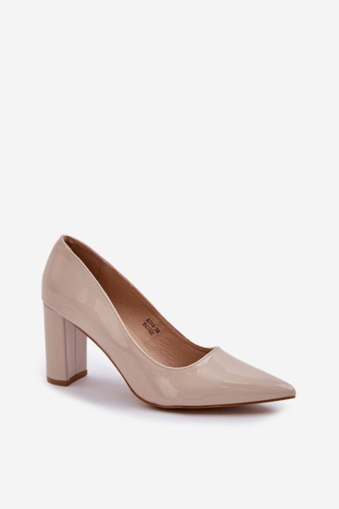 Czółenka Model Kilanne AI08 Beige - Step in style Czółenka Model Kilanne AI08 Beige - Step in style