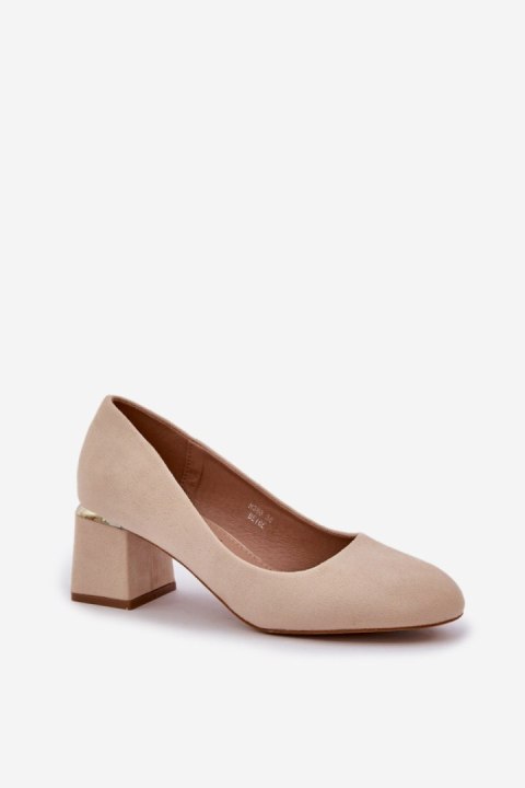 Czółenka Model Veniffia M380 Beige - Step in style Czółenka Model Veniffia M380 Beige - Step in style