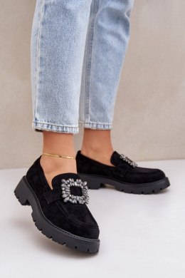 Mokasyny Model Valiana JH23-61 Black - Step in style