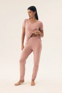 Piżama Damska Model Noves 42680-08X Beige/Dirty Pink - Henderson