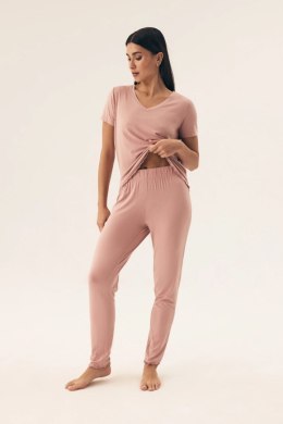 Piżama Damska Model Noves 42680-08X Beige/Dirty Pink - Henderson