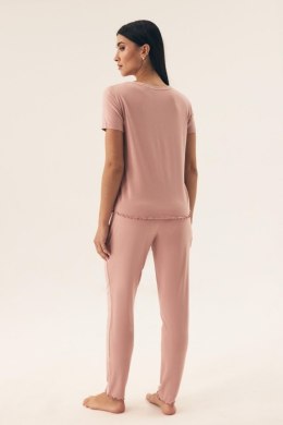 Piżama Damska Model Noves 42680-08X Beige/Dirty Pink - Henderson
