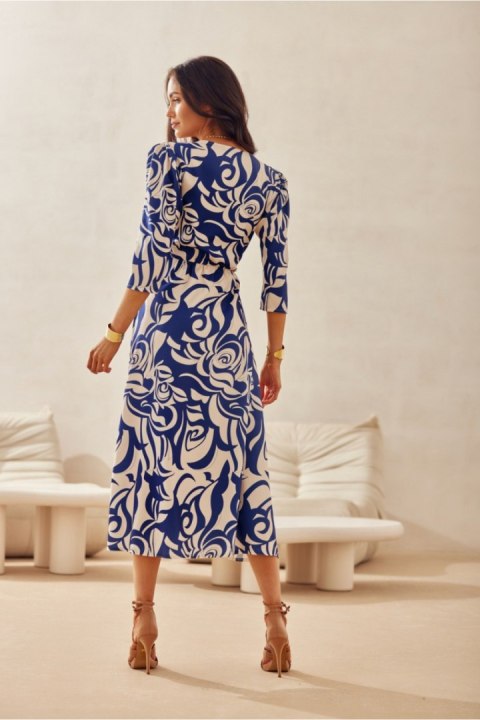 Sukienka Model Mirella SUK0522 11F Multicolor - Roco Fashion Sukienka Model Mirella SUK0522 11F Multicolor - Roco Fashion