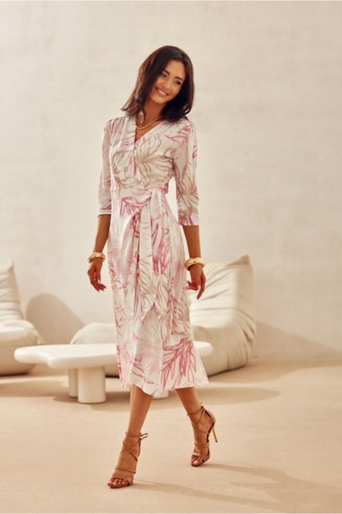 Sukienka Model Mirella SUK0522 19F Multcolor - Roco Fashion Sukienka Model Mirella SUK0522 19F Multcolor - Roco Fashion