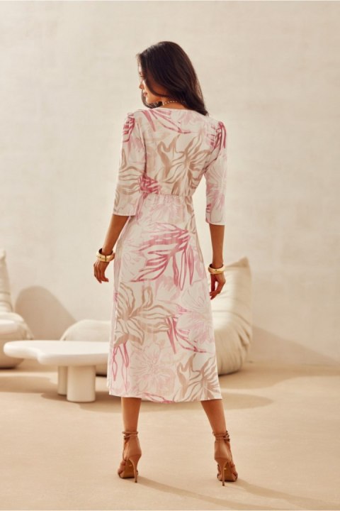 Sukienka Model Mirella SUK0522 19F Multcolor - Roco Fashion Sukienka Model Mirella SUK0522 19F Multcolor - Roco Fashion