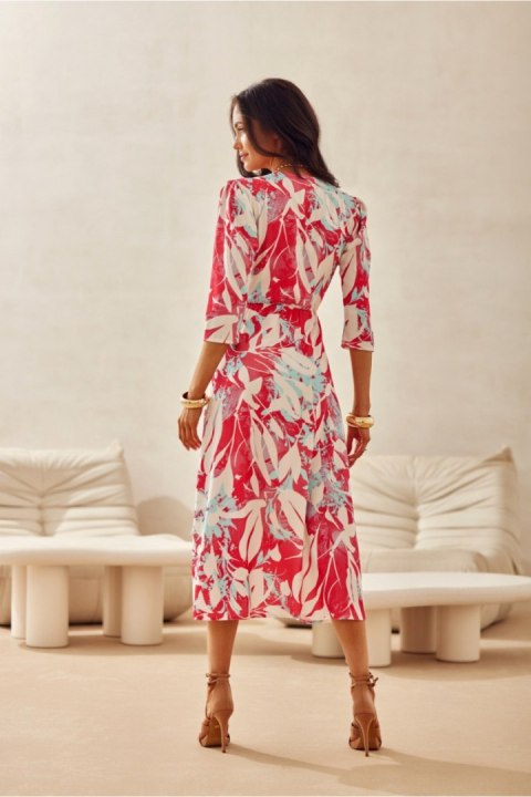Sukienka Model Mirella SUK0522 20F Multicolor - Roco Fashion Sukienka Model Mirella SUK0522 20F Multicolor - Roco Fashion