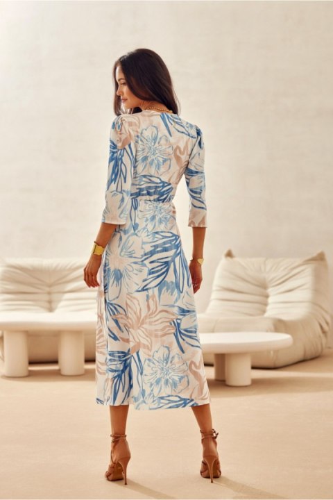Sukienka Model Mirella SUK0522 21F Multicolor - Roco Fashion Sukienka Model Mirella SUK0522 21F Multicolor - Roco Fashion
