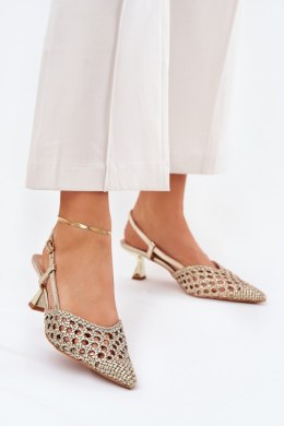 Szpilki Model Umirana 8338-302 Gold - Step in style