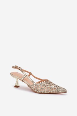 Szpilki Model Umirana 8338-302 Gold - Step in style