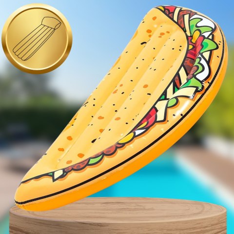 BESTWAY MATERAC DMUCHANY DO PŁYWANIA PLAŻA NA BASEN TACO DUŻY XXL