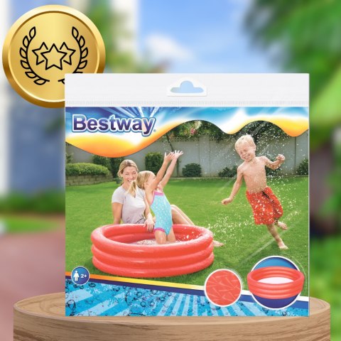 DMUCHANY BASEN BASENIK BRODZIK DLA DZIECI CZERWONY 122 CM X 25 CM BESTWAY DMUCHANY BASEN BASENIK BRODZIK DLA DZIECI CZERWONY 122 CM X 25 CM BESTWAY
