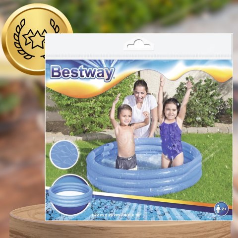 DMUCHANY BASEN BASENIK BRODZIK DLA DZIECI NIEBIESKI 122 CM X 25 CM BESTWAY DMUCHANY BASEN BASENIK BRODZIK DLA DZIECI NIEBIESKI 122 CM X 25 CM BESTWAY