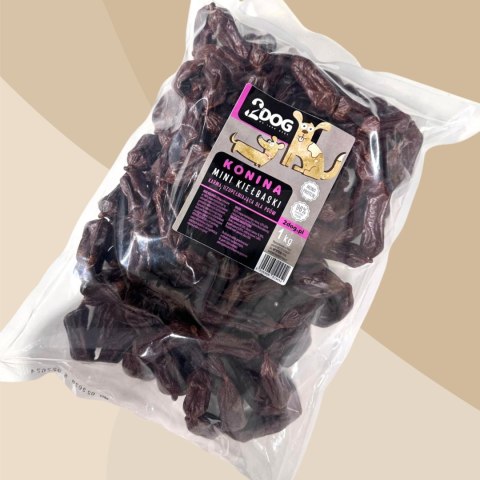 2Dog MINI Kiełbaski koń 1kg 2Dog MINI Kiełbaski koń 1kg