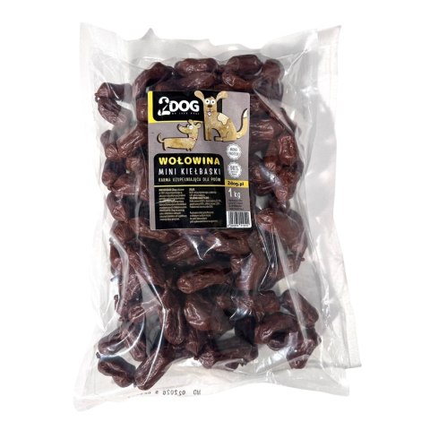 2Dog Mini Kiełbaski WOŁOWINA 1 Kg 2Dog Mini Kiełbaski WOŁOWINA 1 Kg