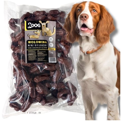 2Dog Mini Kiełbaski WOŁOWINA 1 Kg 2Dog Mini Kiełbaski WOŁOWINA 1 Kg