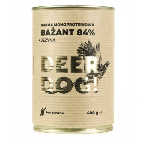 Deer Dog Bażant z jeżyną 400g puszka Deer Dog Bażant z jeżyną 400g puszka