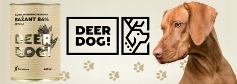 Deer Dog Bażant z jeżyną 400g puszka Deer Dog Bażant z jeżyną 400g puszka