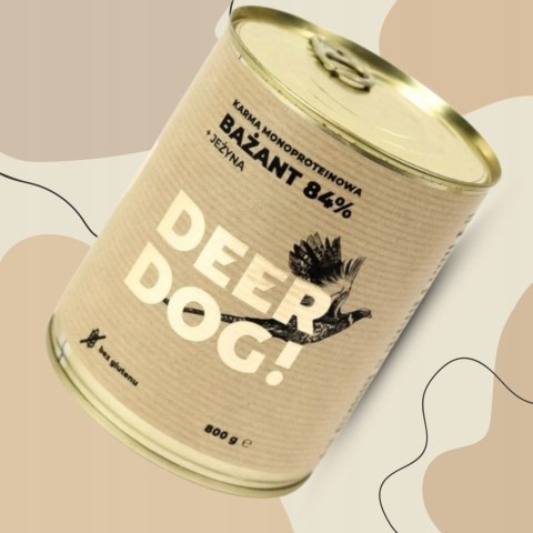 Deer Dog Bażant z jeżyną 800g puszka Deer Dog Bażant z jeżyną 800g puszka