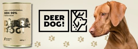 Deer Dog Dzik z topinamburem 400g puszka Deer Dog Dzik z topinamburem 400g puszka