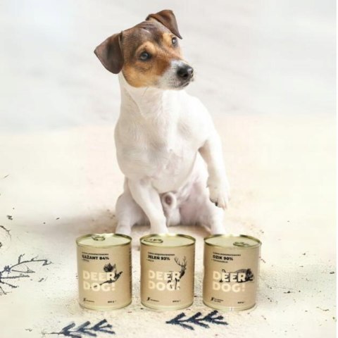 Deer Dog Jeleń z miętą 800g puszka Deer Dog Jeleń z miętą 800g puszka