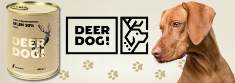 Deer Dog Jeleń z miętą 800g puszka Deer Dog Jeleń z miętą 800g puszka