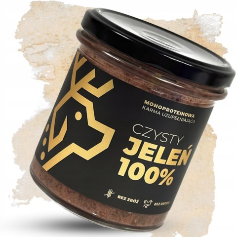 Deer Dog karma mokra jeleń 100% słoik 290 g Deer Dog karma mokra jeleń 100% słoik 290 g