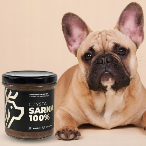Deer Dog karma mokra sarna 100% słoik 290g Deer Dog karma mokra sarna 100% słoik 290g