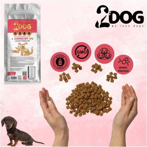 SUCHA KARMA DLA PSA 2Dog JAGNIĘCINA 1,2kg ZIMNOTŁOCZONA HIPOALERGICZNA MONO SUCHA KARMA DLA PSA 2Dog JAGNIĘCINA 1,2kg ZIMNOTŁOCZONA HIPOALERGICZNA MONO