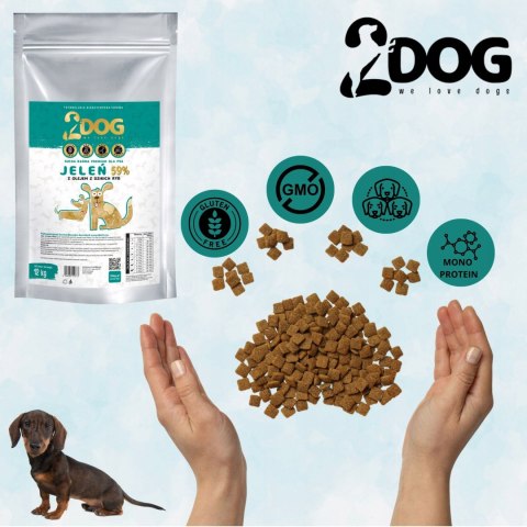 SUCHA KARMA DLA PSA 2Dog JELEŃ 12kg ZIMNOTŁOCZONA HIPOALERGICZNA BEZ GLUTEN SUCHA KARMA DLA PSA 2Dog JELEŃ 12kg ZIMNOTŁOCZONA HIPOALERGICZNA BEZ GLUTEN