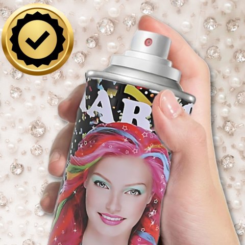 KOLORYZUJĄCY SPRAY DO WŁOSÓW LAKIER BIAŁY BROKAT 250 ml KOLORYZUJĄCY SPRAY DO WŁOSÓW LAKIER BIAŁY BROKAT 250 ml