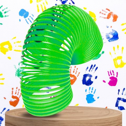 SPRĘŻYNA DLA DZIECI MAGICZNA SPRĘŻYNKA MAGIC SPRINGS EMOJI ZIELONA
