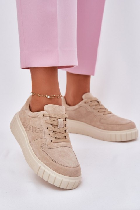 Buty Sportowe Model Rilwena 25SP18-8191 Beige - Step in style Buty Sportowe Model Rilwena 25SP18-8191 Beige - Step in style