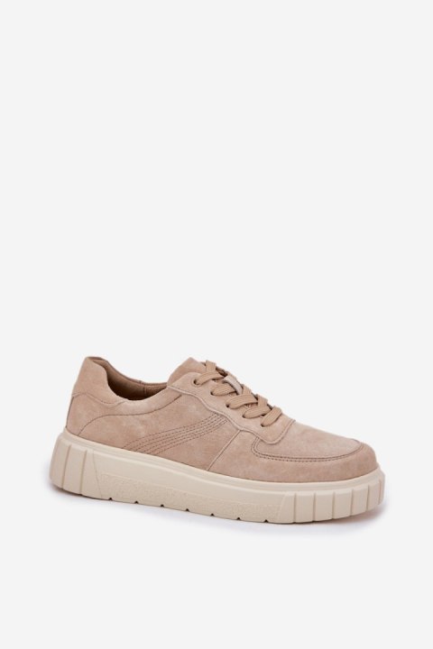 Buty Sportowe Model Rilwena 25SP18-8191 Beige - Step in style Buty Sportowe Model Rilwena 25SP18-8191 Beige - Step in style