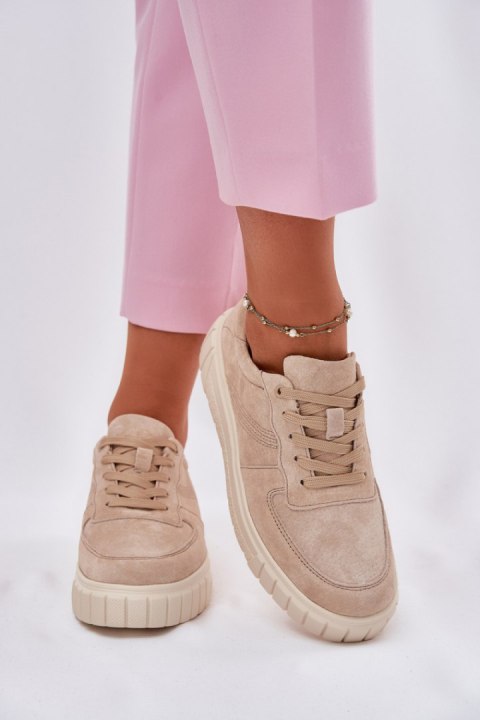 Buty Sportowe Model Rilwena 25SP18-8191 Beige - Step in style Buty Sportowe Model Rilwena 25SP18-8191 Beige - Step in style