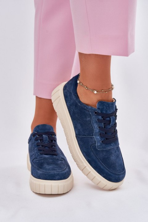 Buty Sportowe Model Rilwena 25SP18-8191 Navy - Step in style Buty Sportowe Model Rilwena 25SP18-8191 Navy - Step in style