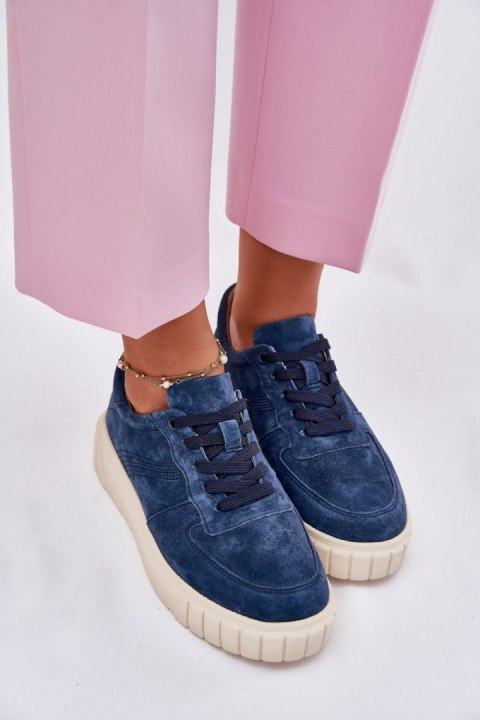 Buty Sportowe Model Rilwena 25SP18-8191 Navy - Step in style Buty Sportowe Model Rilwena 25SP18-8191 Navy - Step in style