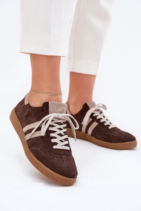Buty Sportowe Model Zazoo N1068 Czekolada - Step in style Buty Sportowe Model Zazoo N1068 Czekolada - Step in style