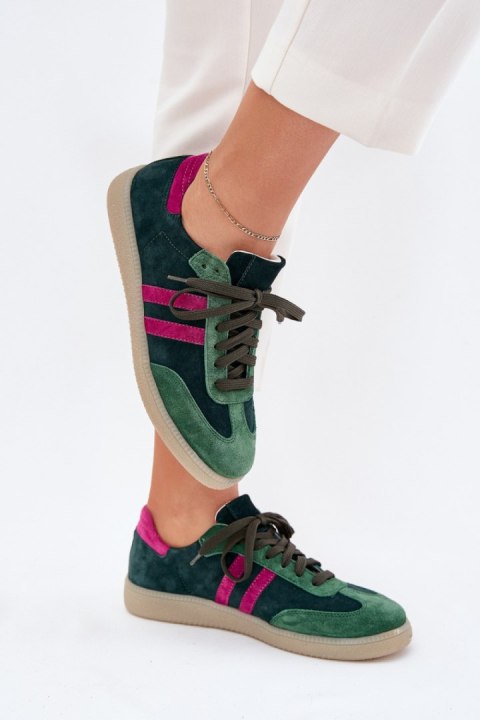 Buty Sportowe Model Zazoo N1068 Dark Green - Step in style Buty Sportowe Model Zazoo N1068 Dark Green - Step in style