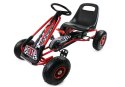 LEAN CARS Gokart Czerwony A-15 Pompowane Koła