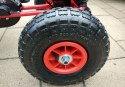 LEAN CARS Gokart Czerwony A-15 Pompowane Koła