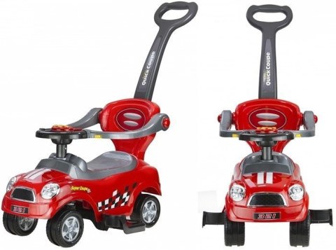 LEAN CARS Jeździk Pchacz z Prowadnicą Coupe Czerwony LEAN CARS Jeździk Pchacz z Prowadnicą Coupe Czerwony