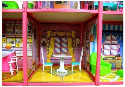 LEAN Toys Domek dla Lalek Ogromna Willa z Meblami