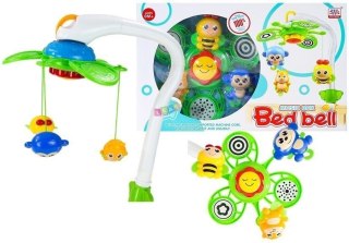 LEAN Toys Karuzelka do Łóżeczka z Pozytywką Bed Bell 2w1