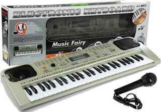 LEAN Toys Keyboard MQ807 Organy Pianinko + Mikrofon USB