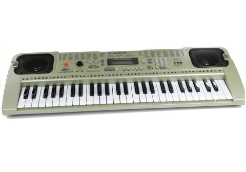 LEAN Toys Keyboard MQ807 Organy Pianinko + Mikrofon USB