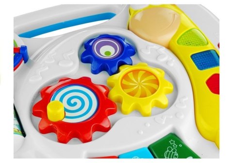 LEAN Toys Multifunkcyjny Stoliczek Edukacyjny z Żyrafą 2w1