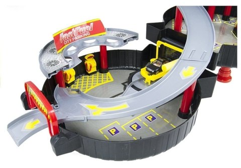LEAN Toys Parking Garaż Samochodowy Koło Walizka Dwupoziomowy