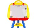 LEAN Toys Tablica Magnetyczna Stojąca Pisak Magnes Niebieska
