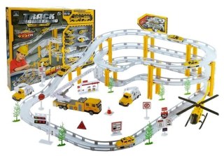 LEAN Toys Tor Samochodowy Rail Racing Metalowe Autka 12km/h